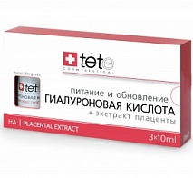 Гиалуроновая кислота с эктрактом плаценты (Hyaluronic Acid & Placental Extract) | TETE