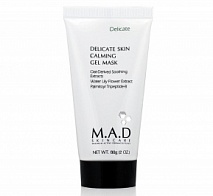 Успокаивающая гелевая маска для чувствительной кожи Delicate Skin Calming Gel Mask, 60 г | M.A.D Skincare