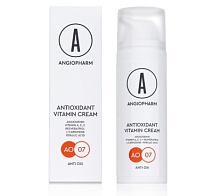 Антиоксидантный крем с витаминами А, Е, С | АНГИОФАРМ (ANGIOPHARM)