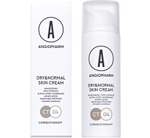 Крем для сухой и нормальной кожи "Angio-D", вакуумный диспенсер | АНГИОФАРМ (ANGIOPHARM)
