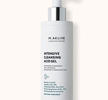 M.AKLIVE- Интенсивно очищающий гель с кислотами(200мл.)