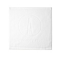 Полотенце брендированное ANGIOPHARM, белое 30*30, пл. 500гр./кв.м.