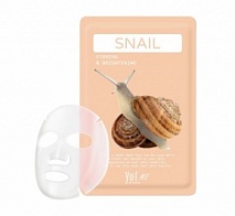 Маска для лица с фильтратом улиточного секрета ME Snail Sheet Mask, 25 г | Yu.r
